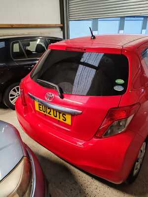 Photo: Red Toyota Vitz For Sale